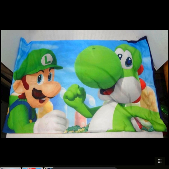 Super Mario Soft Microfiber Pillow Case, 20"L x 30"W - Picture 3 of 5